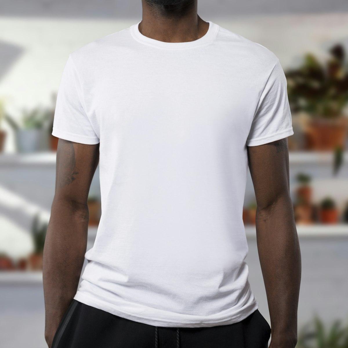 Ygjk9Yv Men's Classic Crew Neck T-Shirt — Soft Cotton Everyday Tee